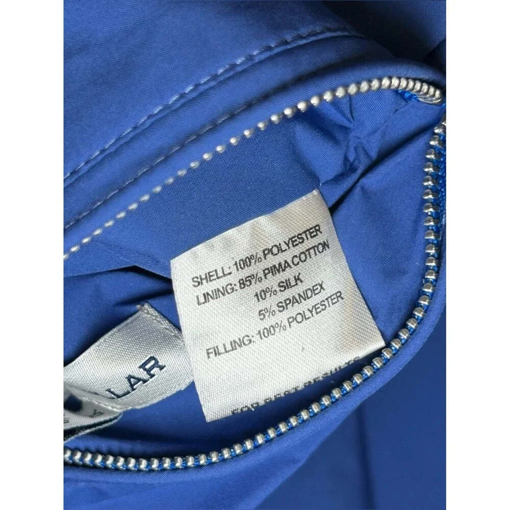 NEW Peter Millar Crown Blue Gray Reversible Full Zip Golf Vest Men’s Size XL